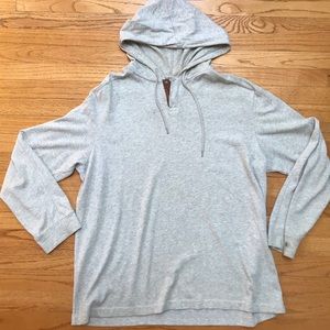 Polo by Ralph Lauren Leather Trim Hoodie